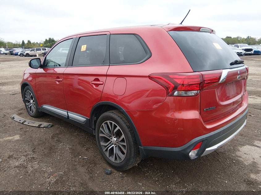 Vin: ja4az3a32gz015068, lot: 46663300, mitsubishi outlander es 20163