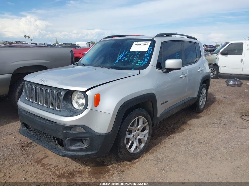 Vin: zaccjabt1gpd44335, lot: 46663351, jeep renegade latitude 20162