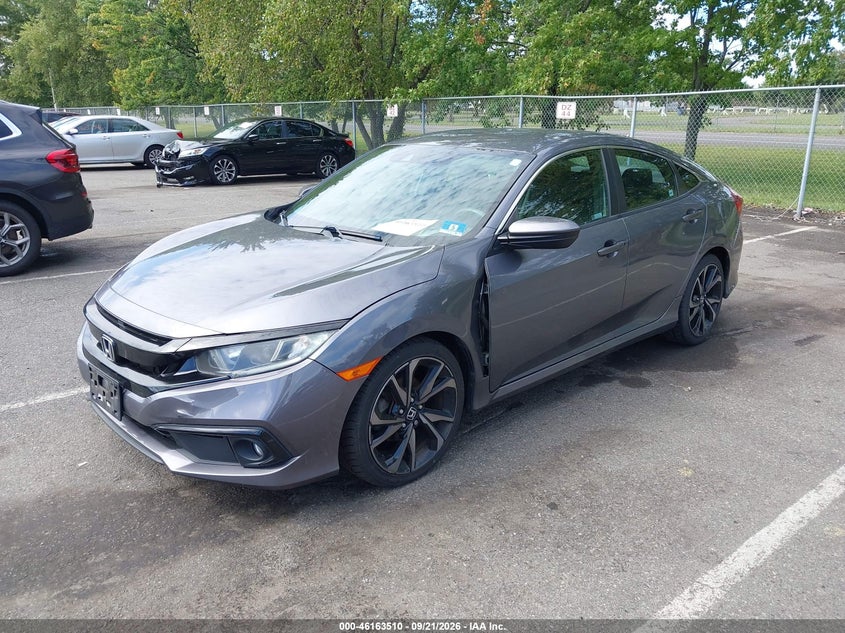 Vin: 2hgfc2f86lh513619, lot: 46663352, honda civic sport 20202