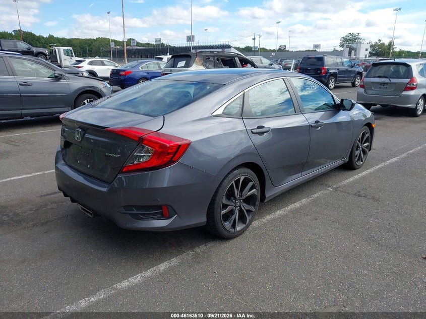 Vin: 2hgfc2f86lh513619, lot: 46663352, honda civic sport 20204