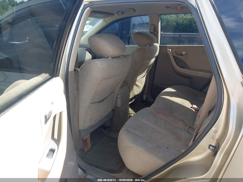 NISSAN MURANO 2006 VIN JN8AZ08W46W539847