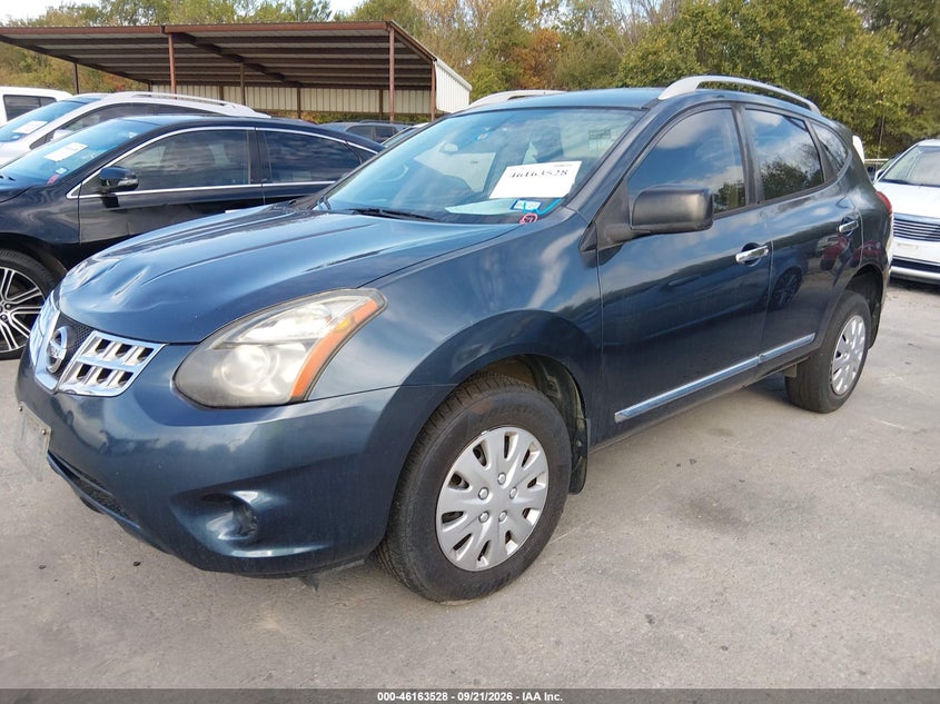 Vin: jn8as5mv3fw261747, lot: 46663370, nissan rogue select s 20152