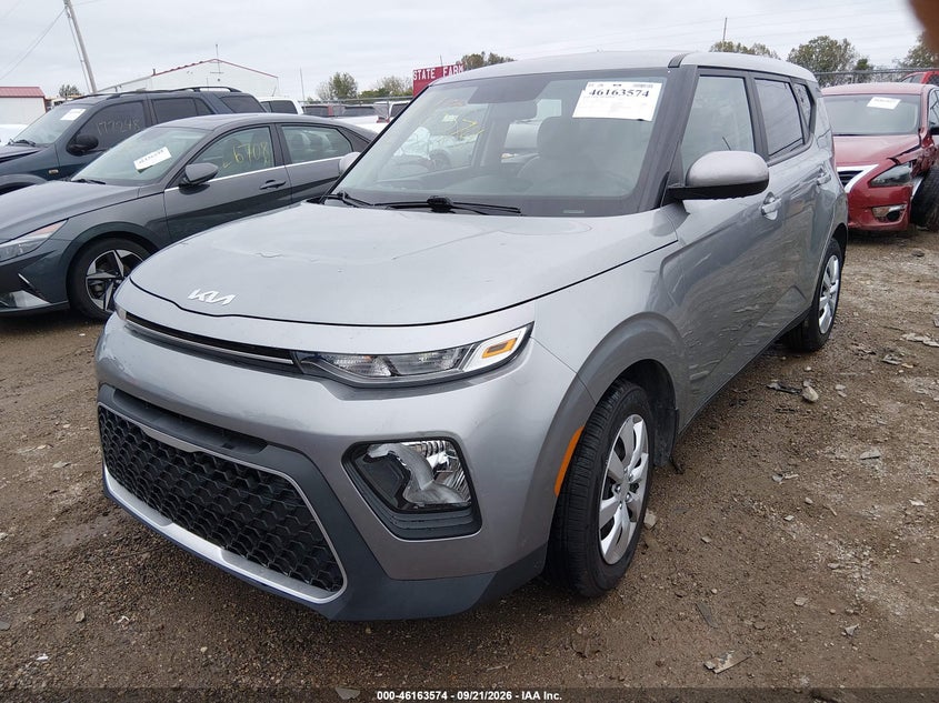 Vin: kndj23auxn7831196, lot: 46663416, kia soul lx 20222