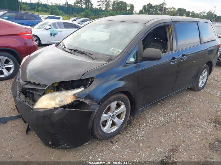Vin: 5tdzz3dc1ks987839, lot: 46663417, toyota sienna l 7 passenger 20192