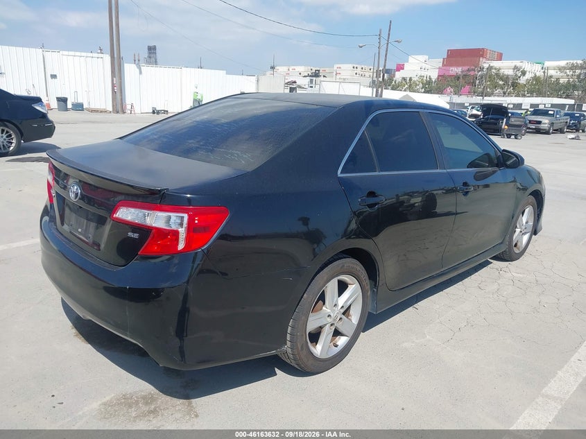 Vin: 4t1bf1fkxcu190856, lot: 46663474, toyota camry se 20124