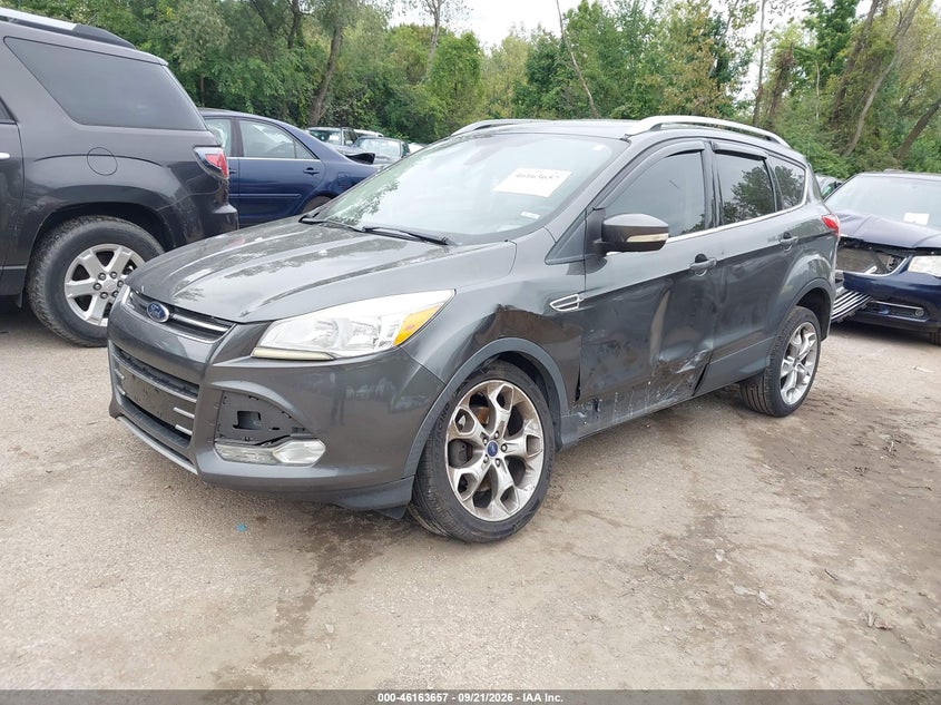Vin: 1fmcu0j98fub01847, lot: 46663499, ford escape titanium 20152