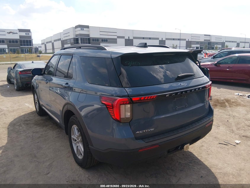 Vin: 1fmuk7dh9sgb24343, lot: 46663522, ford explorer active 20253