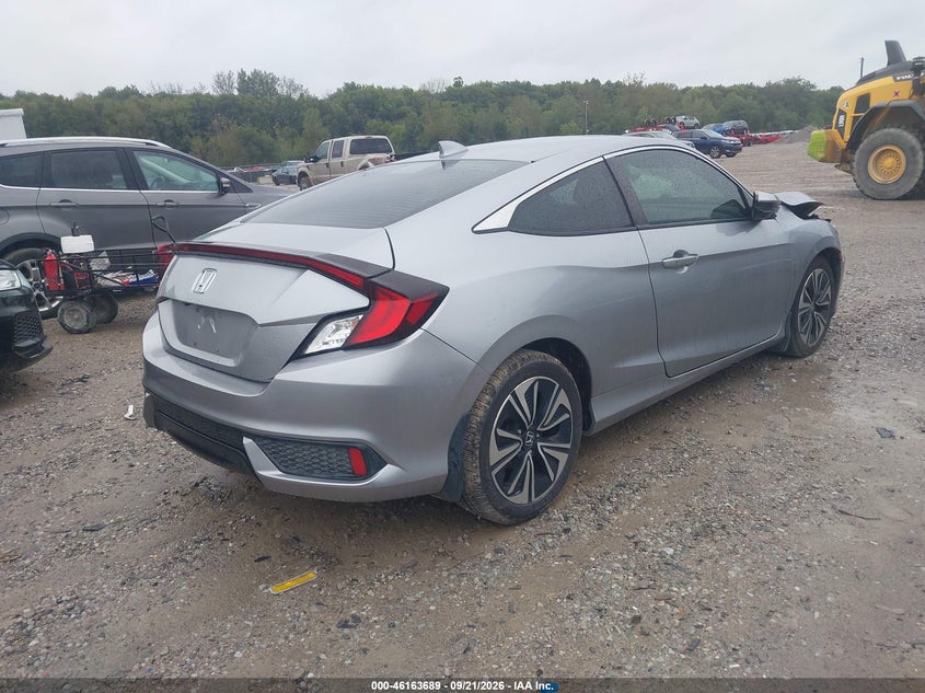 Vin: 2hgfc3b34jh351552, lot: 46663531, honda civic ex-t 20184