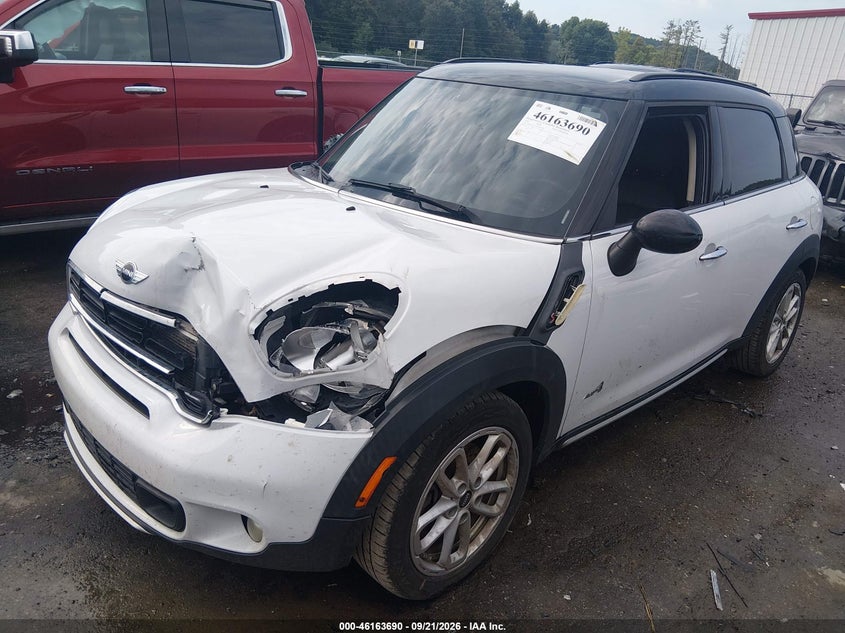 Vin: wmwzc5c52fwt37548, lot: 46663532, mini countryman cooper s 20152