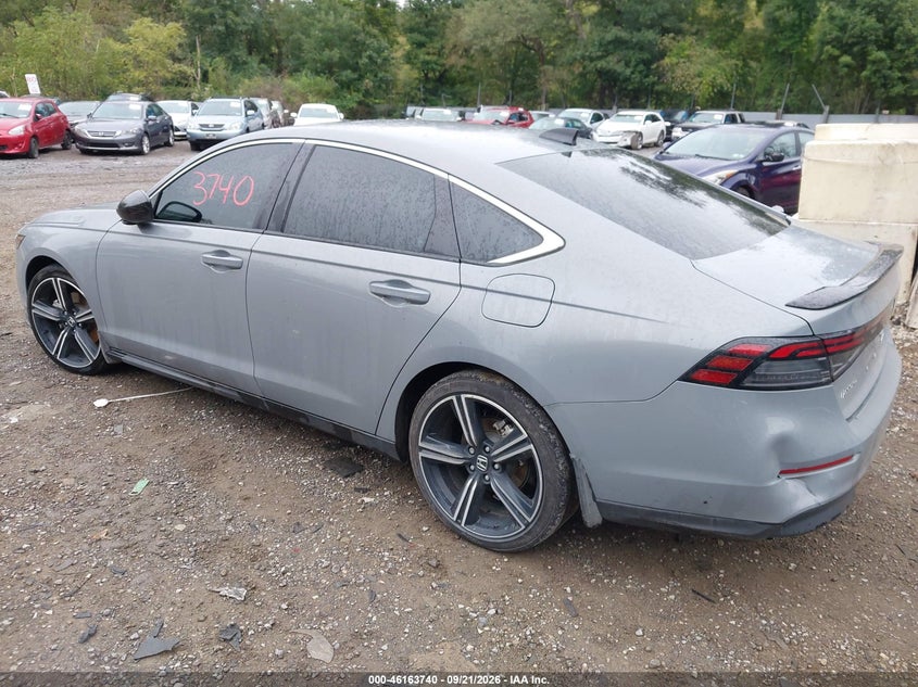 Vin: 1hgcy2f53sa073415, lot: 46663582, honda accord hybrid sport 20253