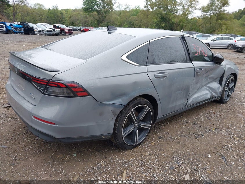 Vin: 1hgcy2f53sa073415, lot: 46663582, honda accord hybrid sport 20254