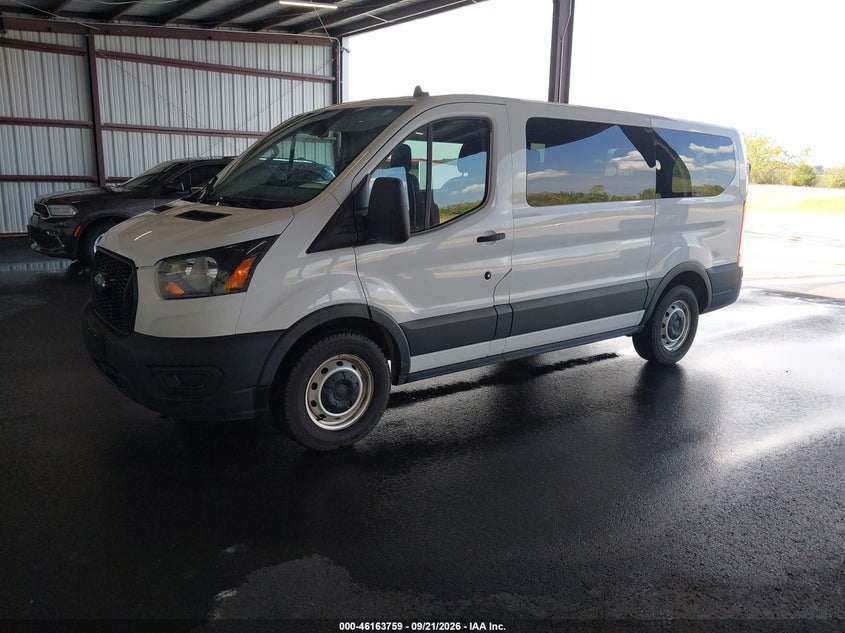 Vin: 1fmzk1y88mkb03464, lot: 46663600, ford transit-150 passenger van xl 20212