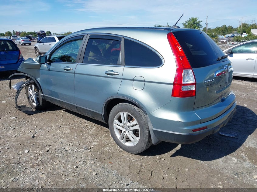 Vin: 5j6re4h71al028403, lot: 46663615, honda cr-v ex-l 20103