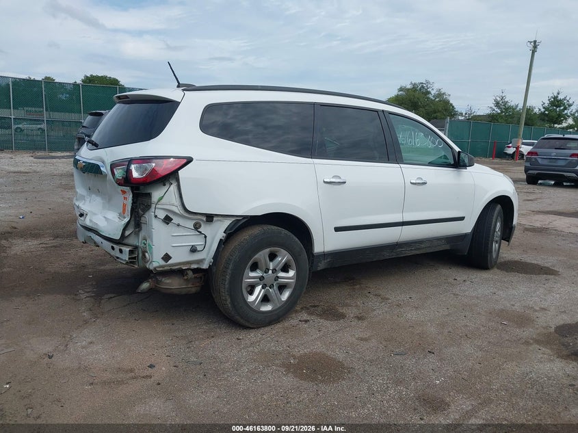 Vin: 1gnkrfed4hj321906, lot: 46663642, chevrolet traverse ls 20174