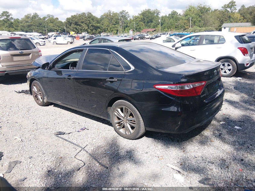 Vin: 4t1bf1fk4gu247185, lot: 46663652, toyota camry se 20163