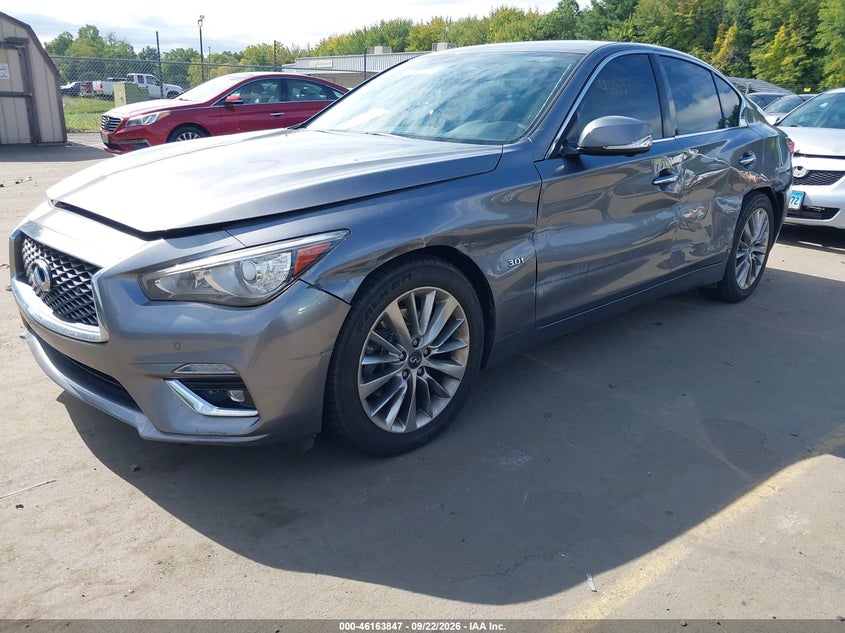 2019 Infiniti Q50, Обидва боки, IAAI, VIN JN1EV7AR4KM553620 — фото 2