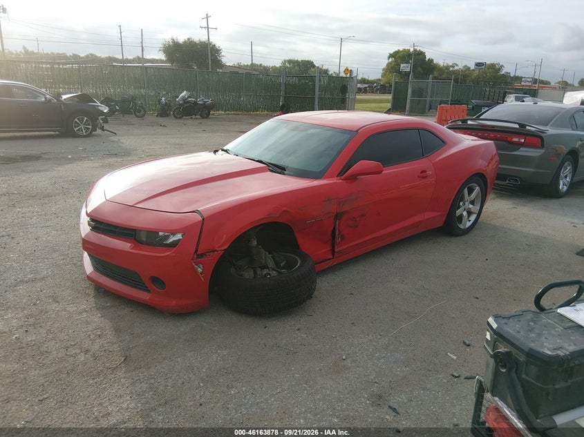 Vin: 2g1fd1e31f9151623, lot: 46663720, chevrolet camaro 1lt 20152