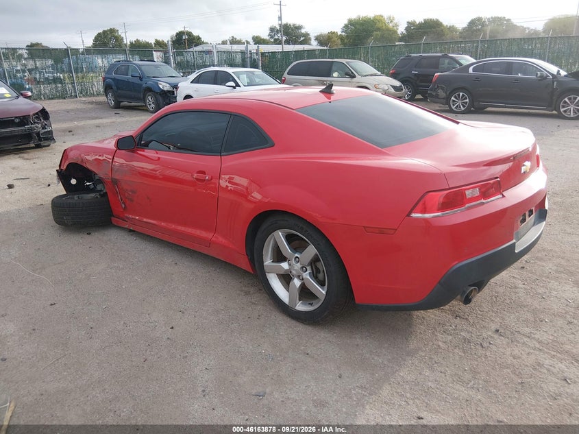 Vin: 2g1fd1e31f9151623, lot: 46663720, chevrolet camaro 1lt 20153