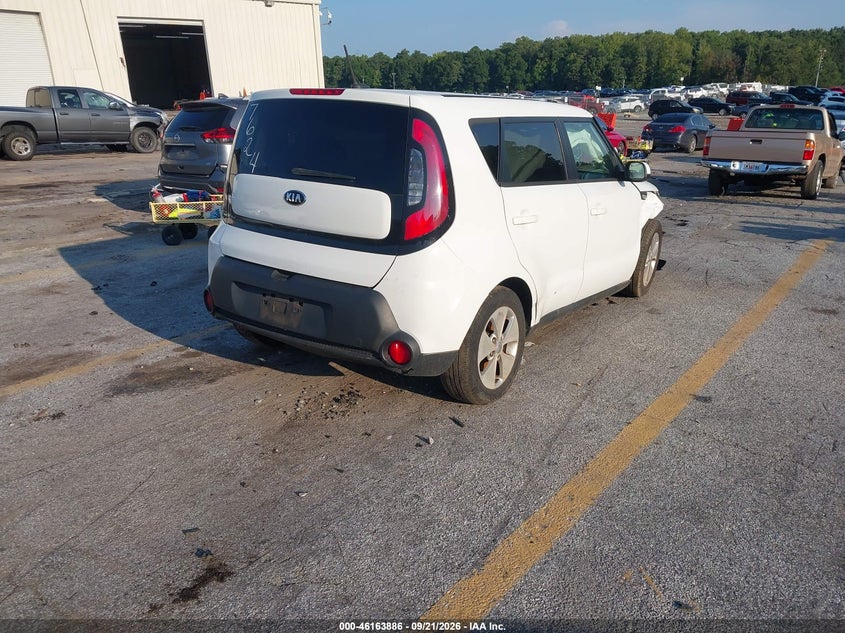 Vin: kndjn2a21e7747624, lot: 46663728, kia soul 20144