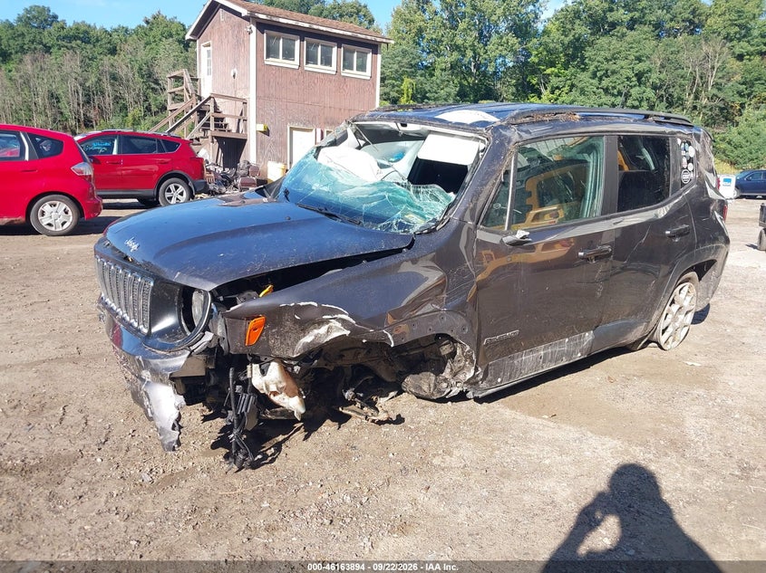 Vin: zacnjdbb1mpm55414, lot: 46663736, jeep renegade latitude 20212