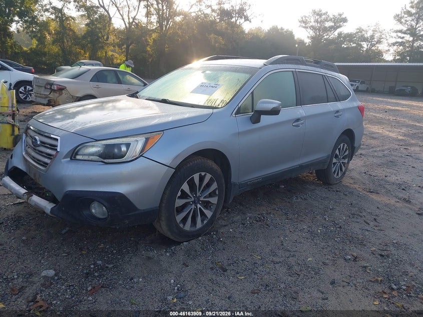 Vin: 4s4bsblcxf3238980, lot: 46663751, subaru outback 2.5i limited 20152
