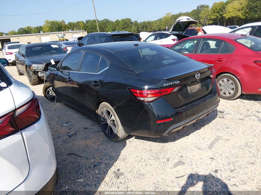 Vin: 3n1ab8cv1py308771, lot: 46663793, nissan sentra sv xtronic cvt 20233