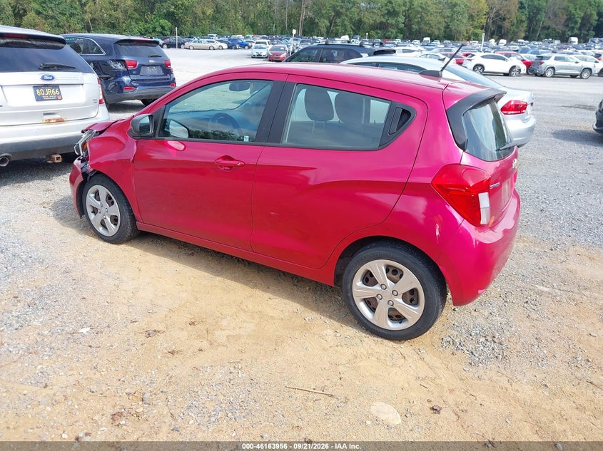 Vin: kl8cb6sa2kc752888, lot: 46663798, chevrolet spark ls cvt 20193