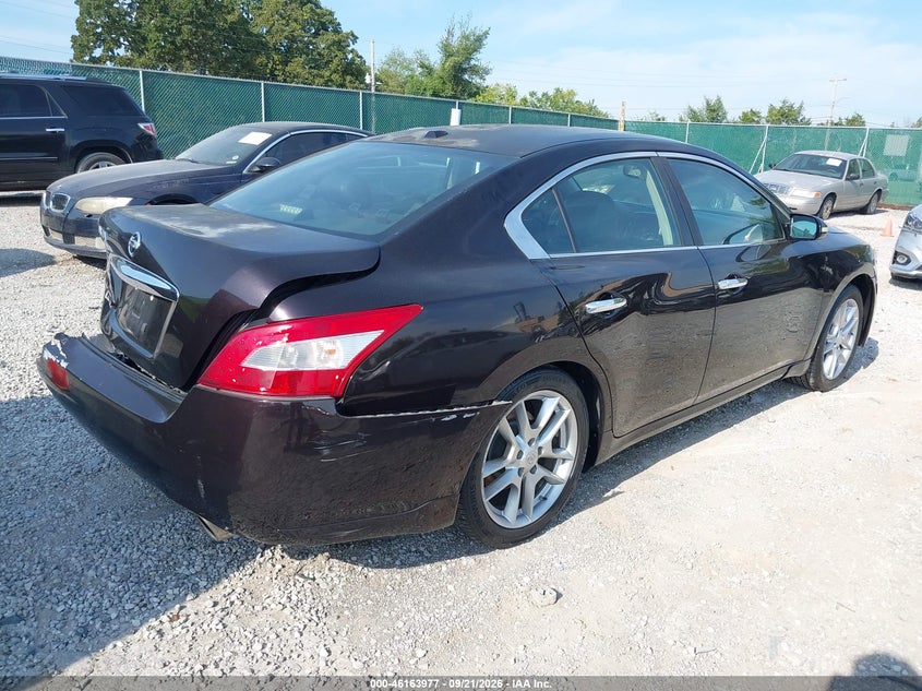 Vin: 1n4aa5ap9bc823625, lot: 46663819, nissan maxima 3.5 sv 20114