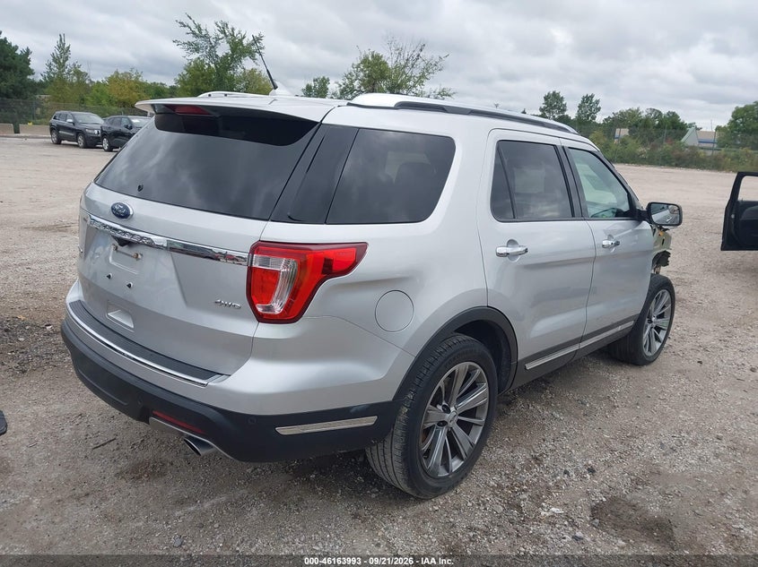Vin: 1fm5k8f89jgb13395, lot: 46663835, ford explorer limited 20184