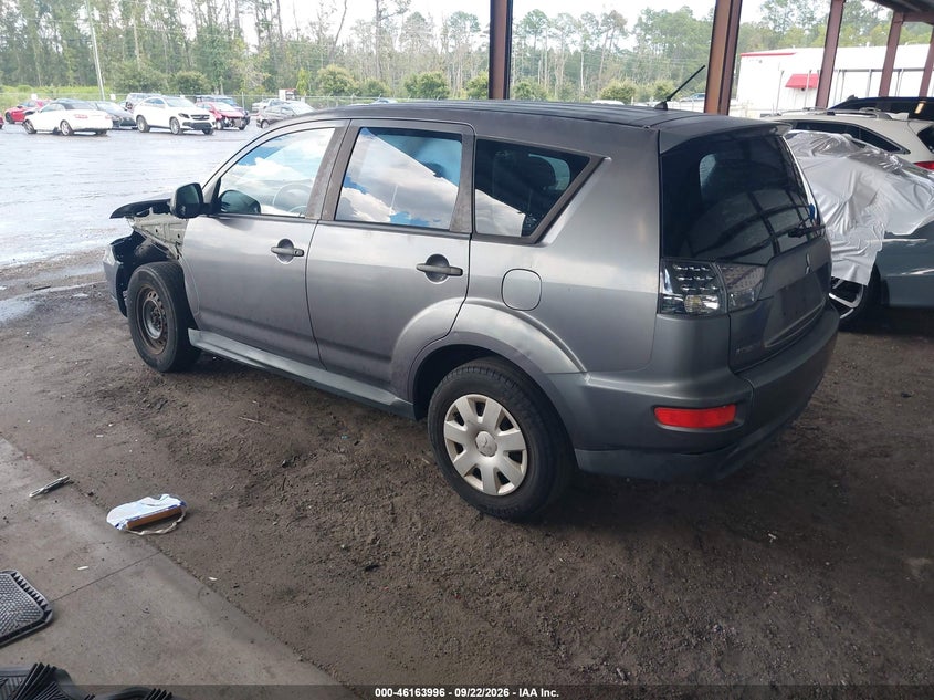 Vin: ja4as2aw5az001147, lot: 46663837, mitsubishi outlander es 20103