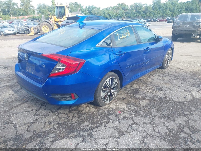 Vin: 19xfc1f3xhe213713, lot: 46663843, honda civic ex-t 20174