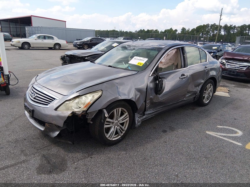 2012 Infiniti G, Перекидання, IAAI, VIN JN1DV6AR0CM861097 — фото 2