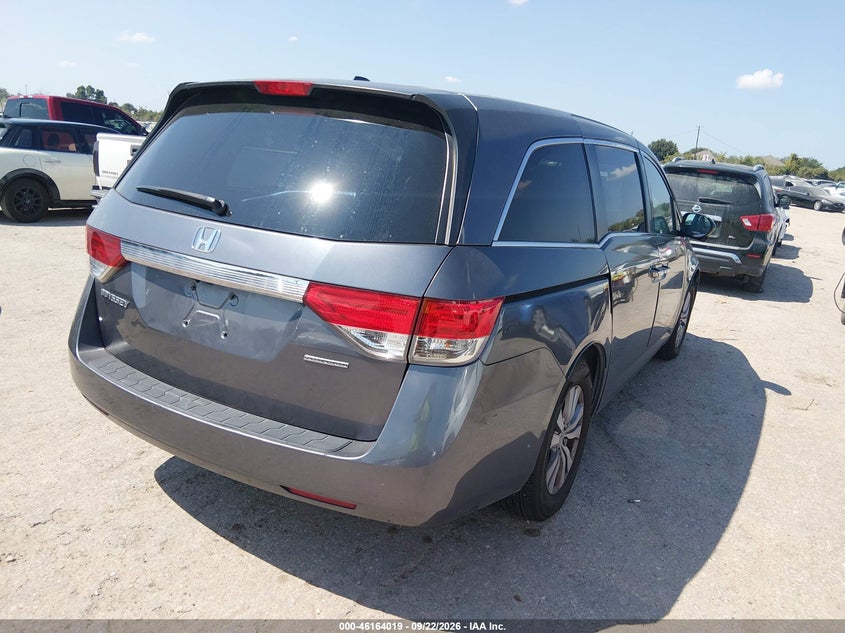 Vin: 5fnrl5h39gb108333, lot: 46663861, honda odyssey se 20164