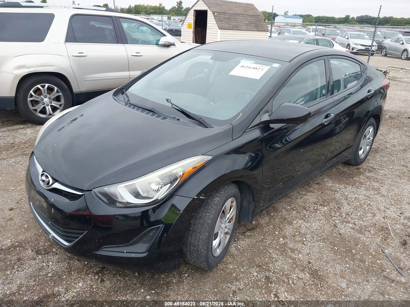 Vin: kmhdh4ae2gu606135, lot: 46663865, hyundai elantra se 20162