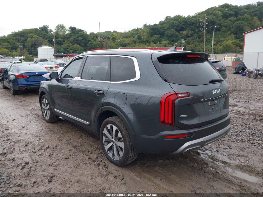 Vin: 5xyp3dhc0ng289040, lot: 46663898, kia telluride ex 20223