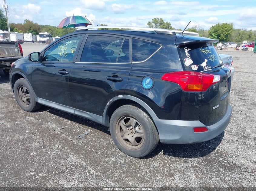 Vin: 2t3bfrev3dw014038, lot: 46663912, toyota rav4 le 20133