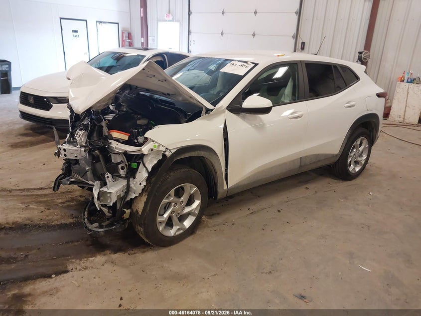 Vin: kl77lfep0tc228157, lot: 46663920, chevrolet trax fwd ls 20262