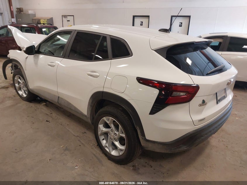 Vin: kl77lfep0tc228157, lot: 46663920, chevrolet trax fwd ls 20263