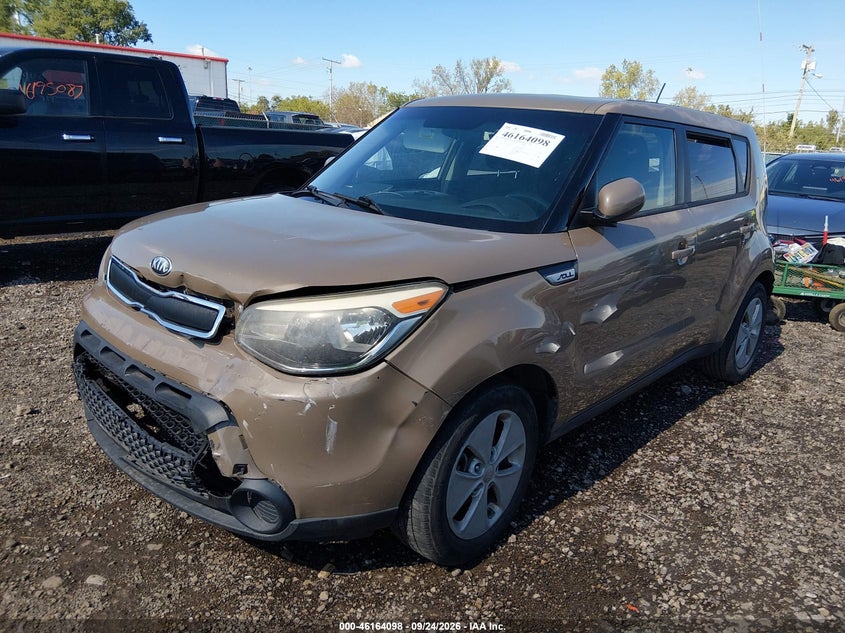 Vin: kndjn2a25g7301687, lot: 46663940, kia soul 20162