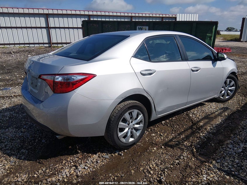 Vin: 2t1burhe5ec056966, lot: 46663954, toyota corolla le 20144