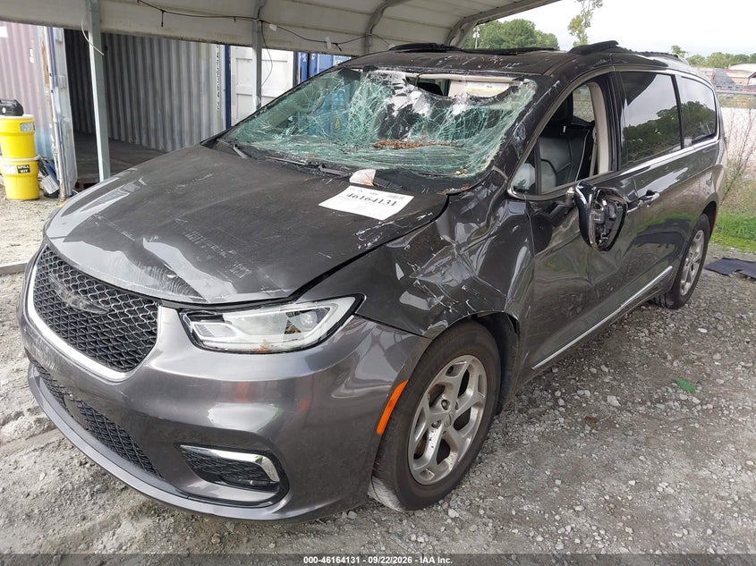 Vin: 2c4rc1gg6pr566154, lot: 46663973, chrysler pacifica limited 20232