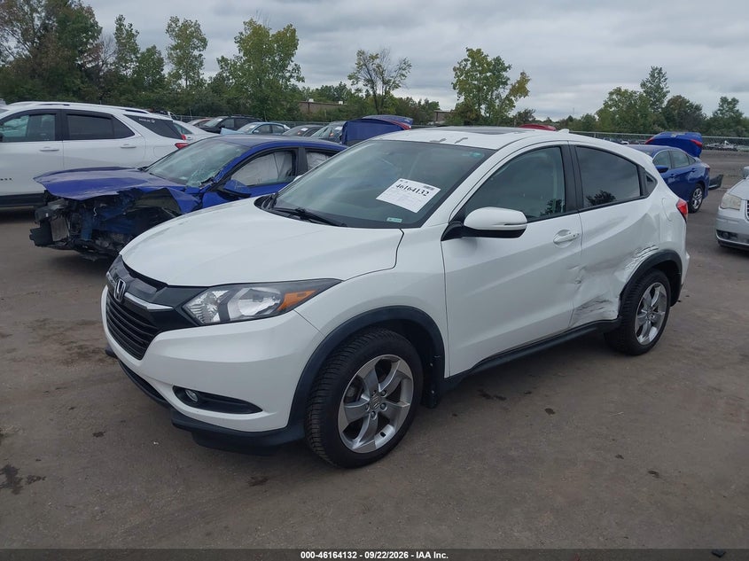 2017 Honda HR-V, Лівий бік, IAAI, VIN 3CZRU6H56HM700526 — фото 2