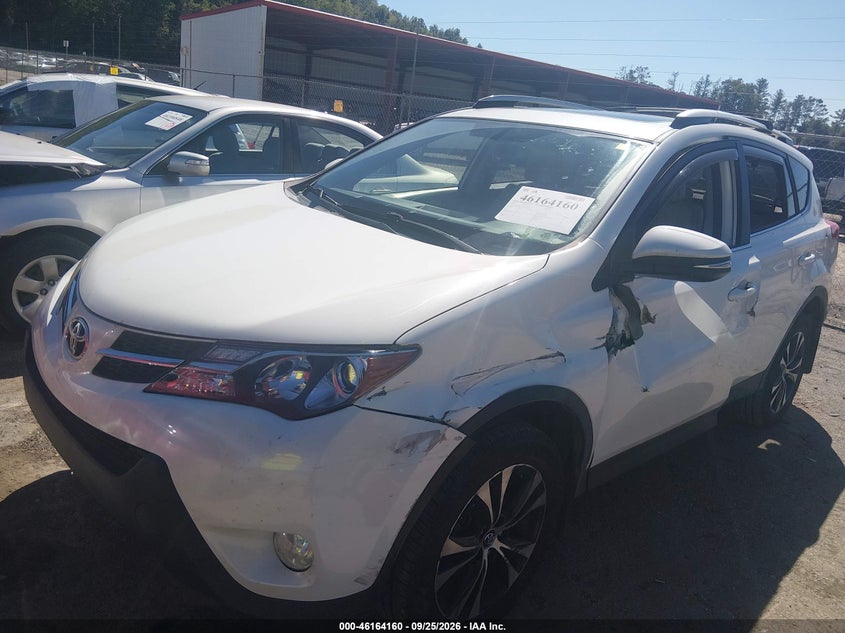 2015 Toyota RAV 4, Левый бок, IAAI, VIN JTMDFREV9FD163305 — фото 2