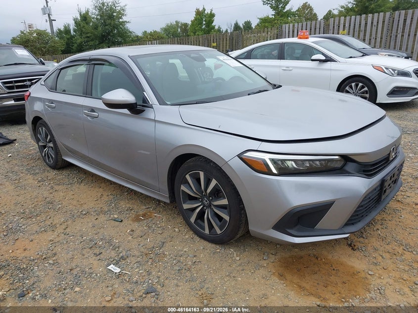 Vin: jhmfe1f76nx005335, lot: 46664005, honda civic ex 2022 img_1