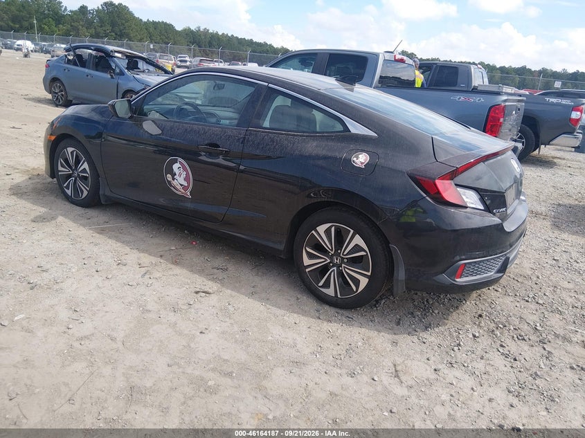 Vin: 2hgfc3b3xjh353452, lot: 46664029, honda civic ex-t 20183