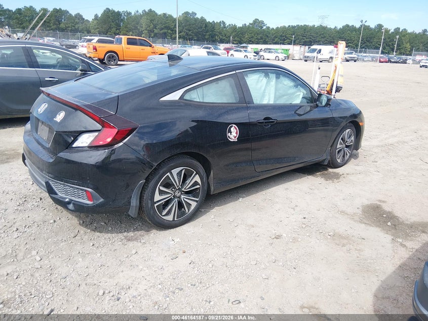 Vin: 2hgfc3b3xjh353452, lot: 46664029, honda civic ex-t 20184