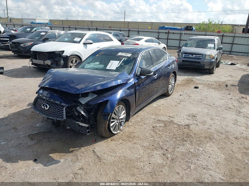 2023 Infiniti Q50, Front End, IAAI, VIN JN1EV7BR9PM540884 — photo 2