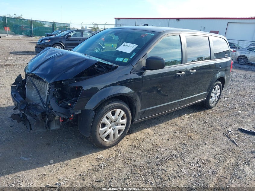 Vin: 2c4rdgbg2kr582027, lot: 46664057, dodge grand caravan se 20192