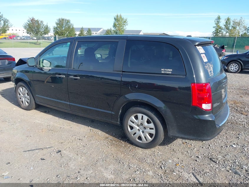 Vin: 2c4rdgbg2kr582027, lot: 46664057, dodge grand caravan se 20193