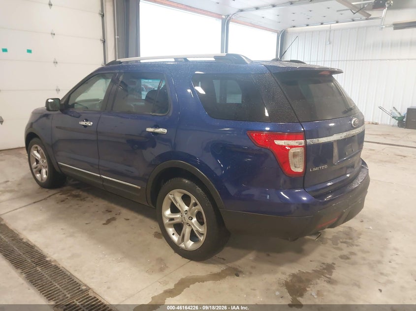 Vin: 1fm5k8f89dgc24811, lot: 46664068, ford explorer limited 20133